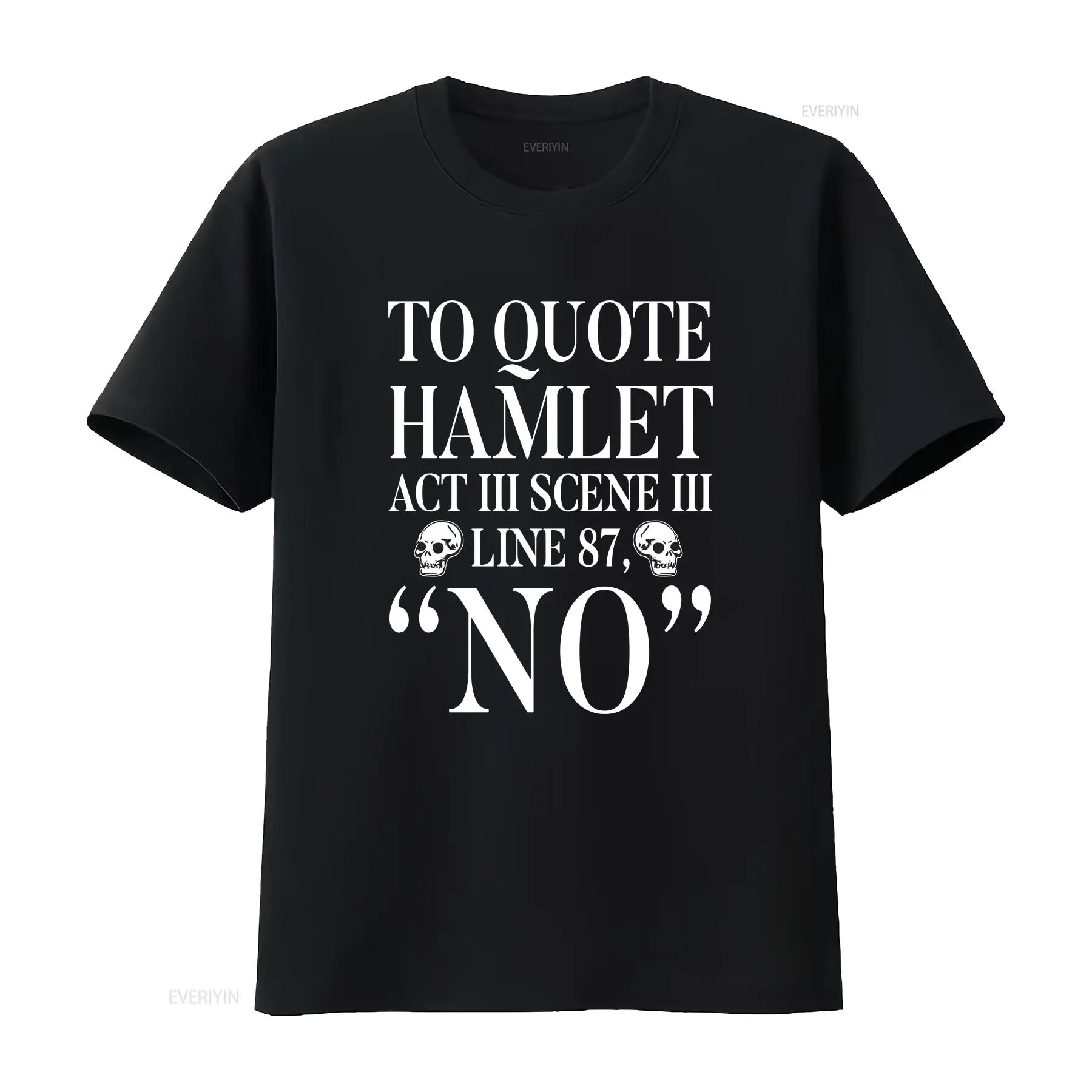 Vintage Fashion Quotes - Hamlet'ten Alıntı Yapmak İçin T-Shirt Shakespeare