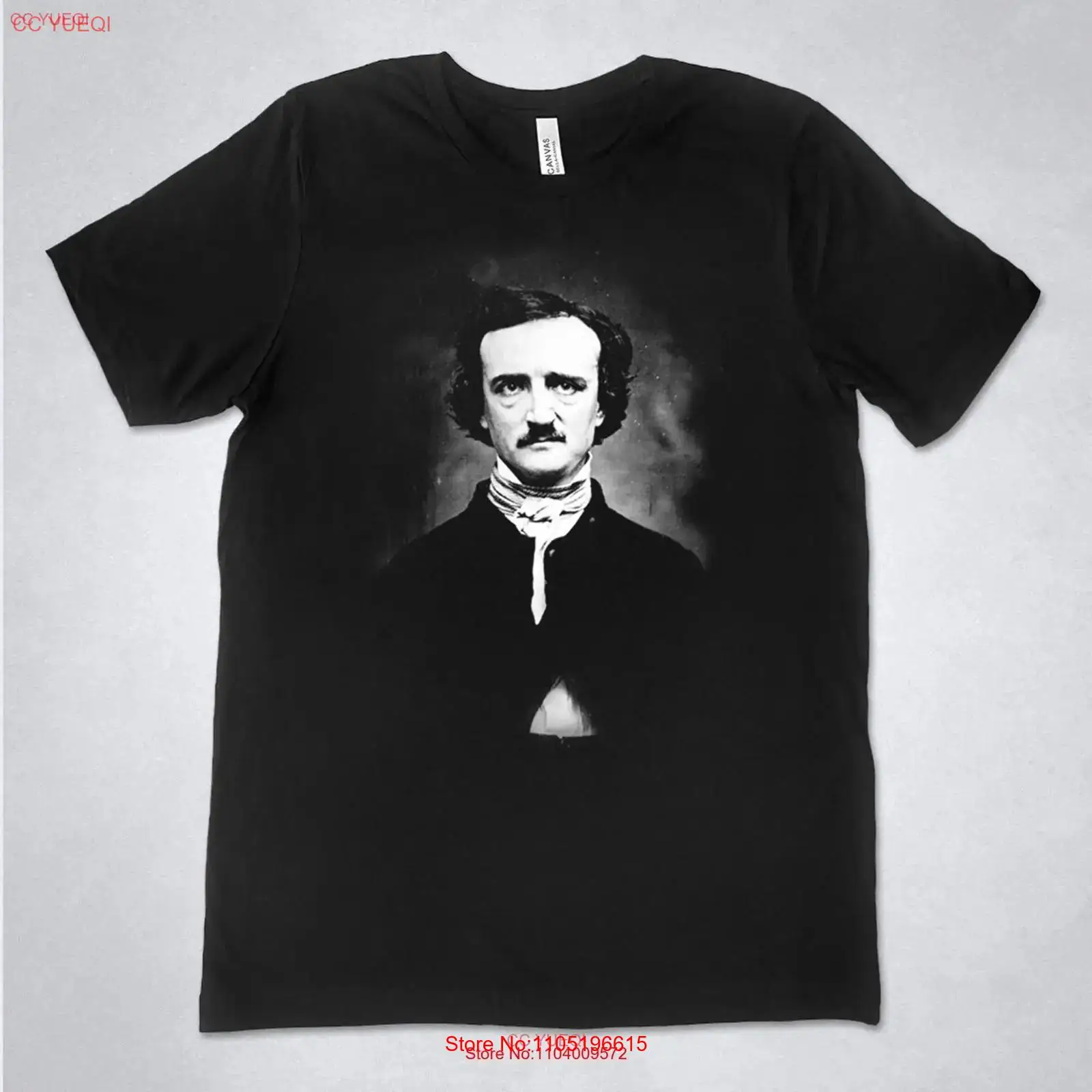 Vintage Fashion Photos - Edgar Allan Poe gömlek portre fotoğrafı