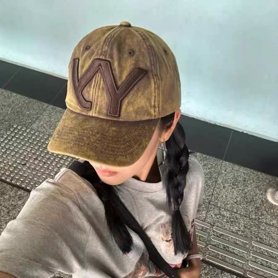 Vintage Fashion Hats - Küçük Boy Yıkanmış Vintage Sokak Dansı