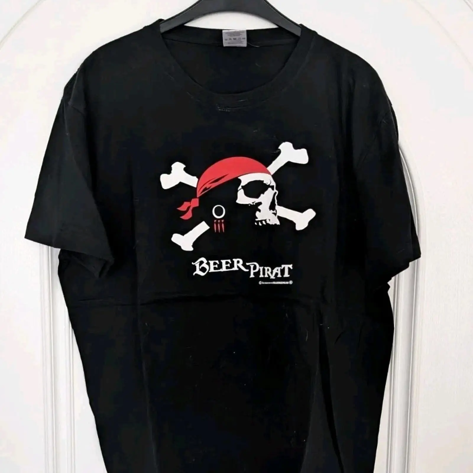 Vintage Fashion Quotes - Tişört quot Beer Pirat XL vintage