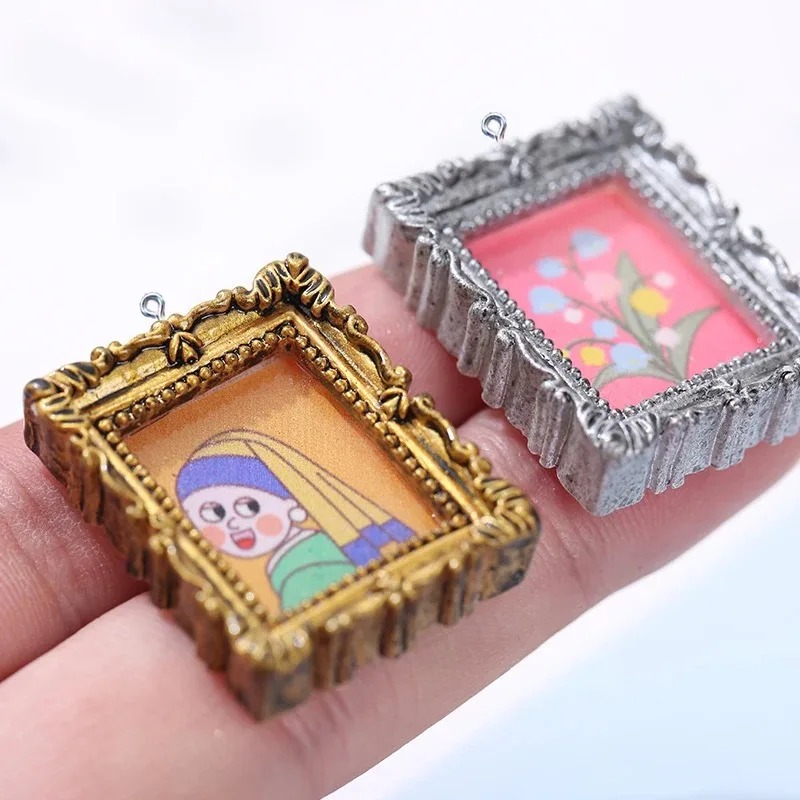 Vintage Fashion Photos - 10 adet Flatback Cabochon Vintage Reçine