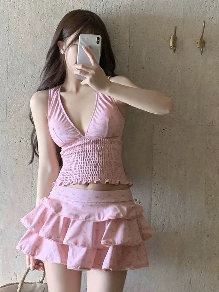 Vintage Fashion - Yazlık Kadın Giyim İnceltici Tankini Mayo