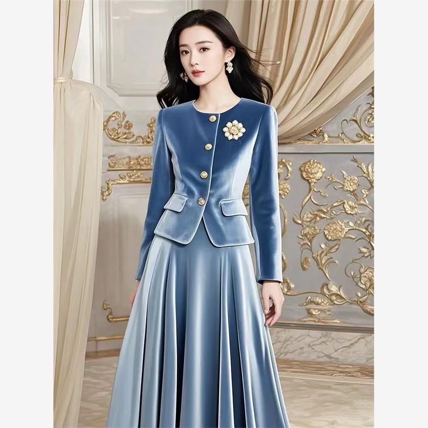 French Vintage Fashion - Iki Parçalı Set Fransız Vintage Zarif