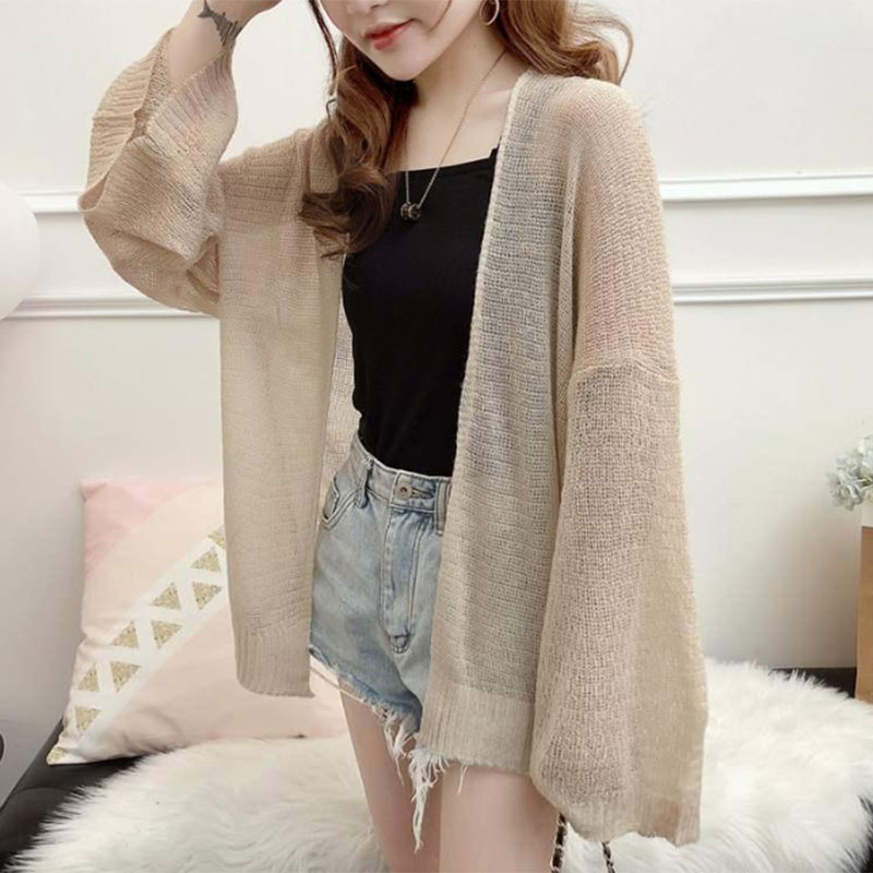 İlkbahar sonbahar şeffaf örgü  - Crop Cardigan Vintage incelemesi ve fiyatı