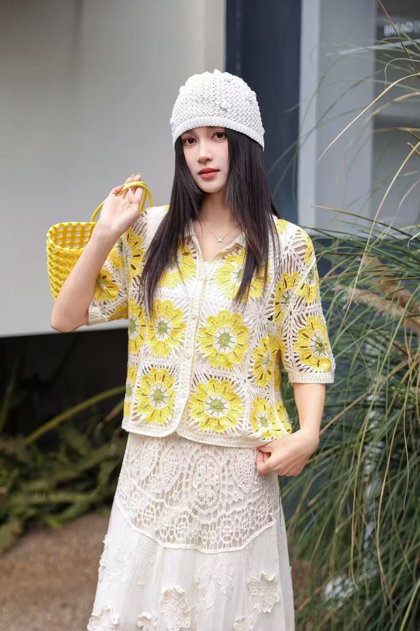 Granny Square Tığ Örgü Polo Gö - Crochet Top Boho incelemesi ve fiyatı
