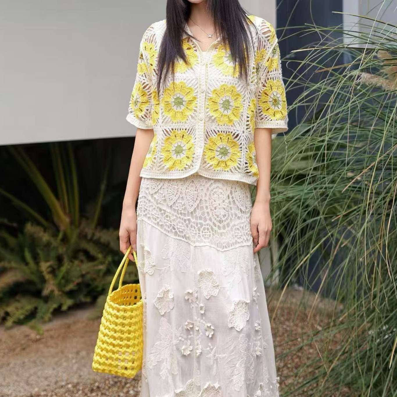 Granny Square Tığ Örgü Polo Gö - Crochet Top Boho incelemesi ve fiyatı