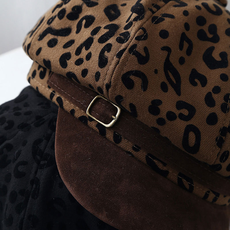 Retro Leopar Baskılı Geniş Ağı - Vintage Fashion Hats incelemesi ve fiyatı