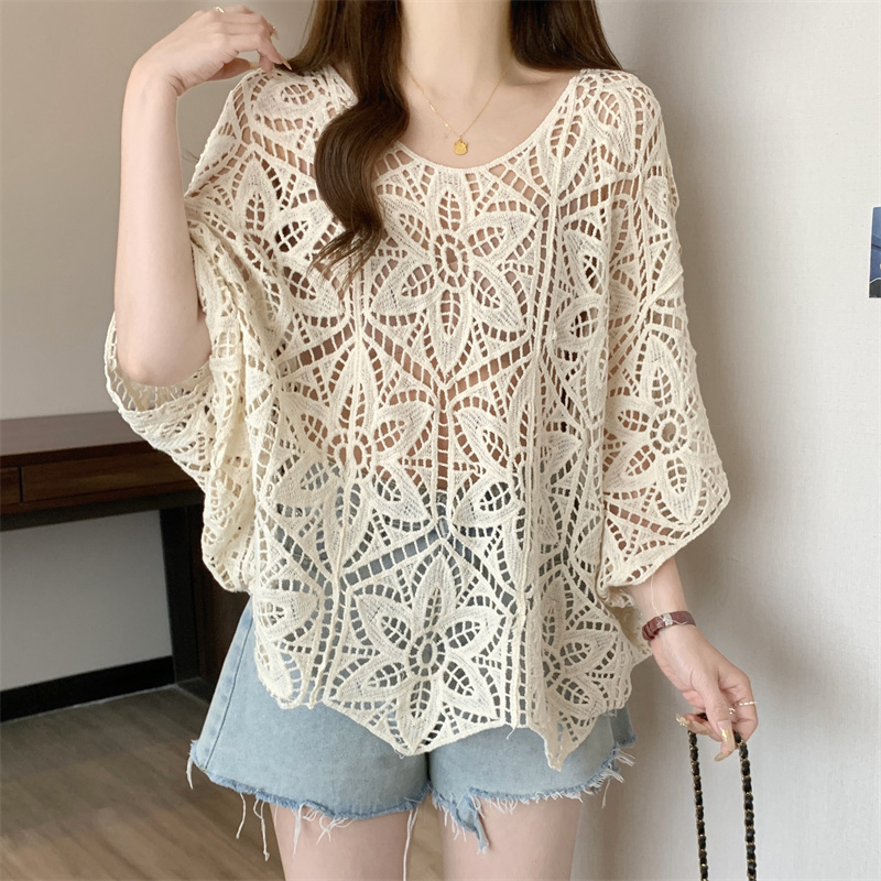 Tığ işi dantel üst kadın şeffa - Crochet Top Boho incelemesi ve fiyatı