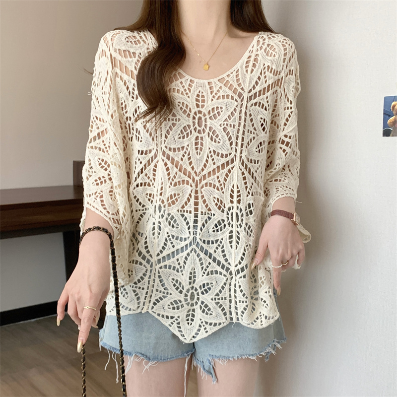 Tığ işi dantel üst kadın şeffa - Crochet Top Boho incelemesi ve fiyatı