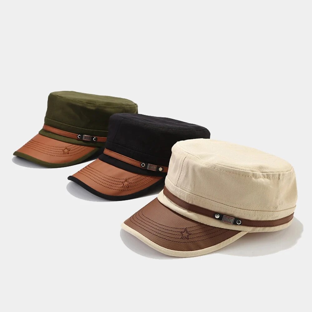 Rahat Harbiyeli Şapka Adam Düz - Vintage Fashion Hats incelemesi ve fiyatı