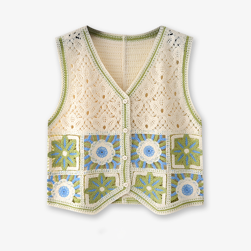 Büyükanne Kare Tığ Yelek Kadın - Crochet Top Boho incelemesi ve fiyatı