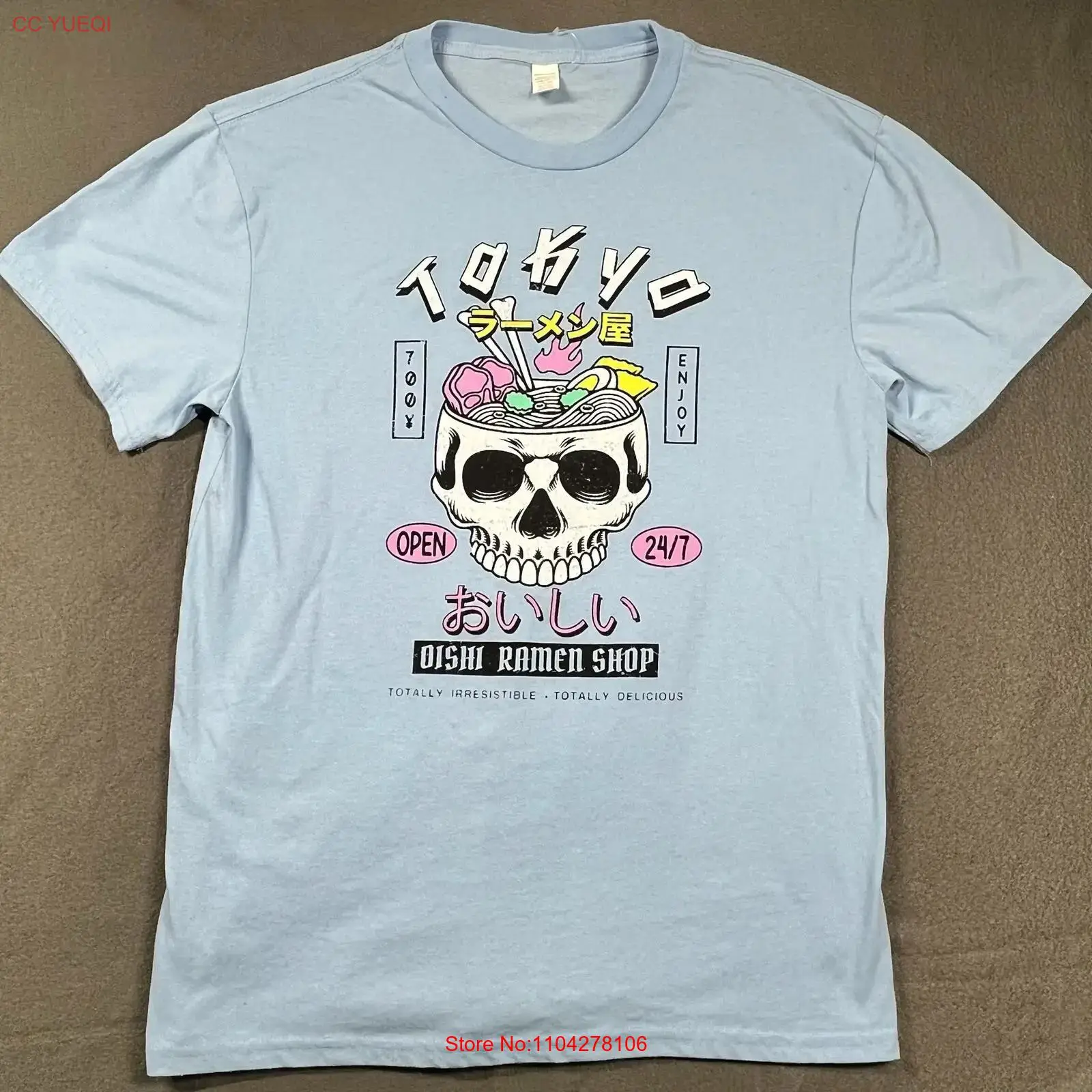Tokyo Oishi Ramen Shop T Shirt - Vintage Fashion In Tokyo incelemesi ve fiyatı