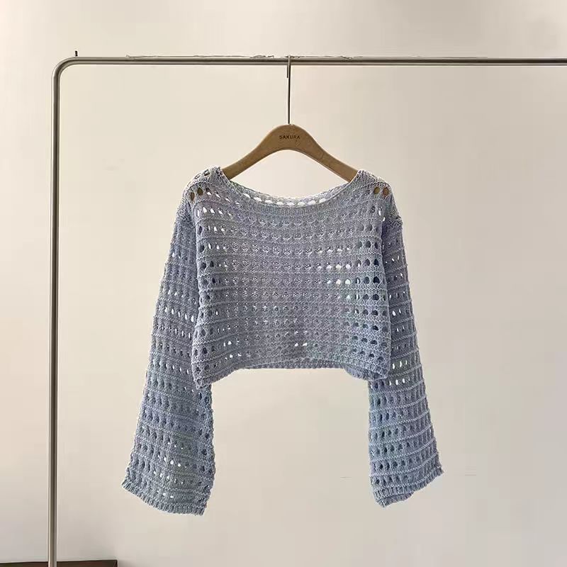 Uzun Kollu Tığ Örgü Üst Yaz Pl - Crochet Top Boho incelemesi ve fiyatı