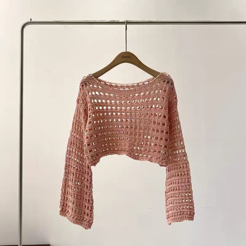 Uzun Kollu Tığ Örgü Üst Yaz Pl - Crochet Top Boho incelemesi ve fiyatı
