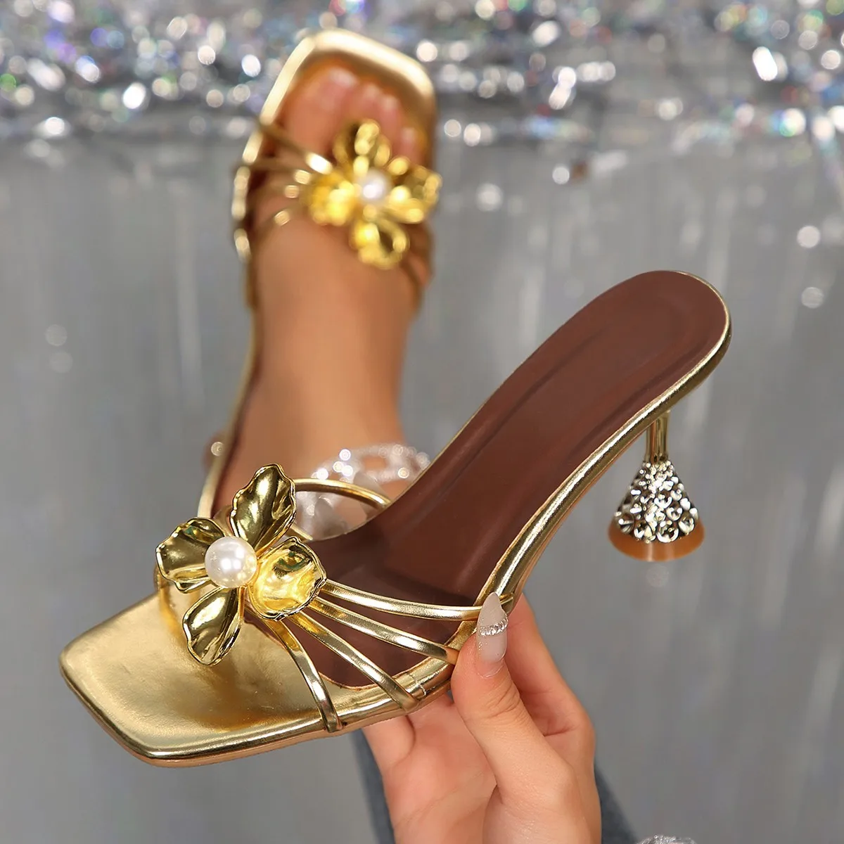Vintage Metal Çiçek Kristal Ko - Vintage Old Fashion incelemesi ve fiyatı