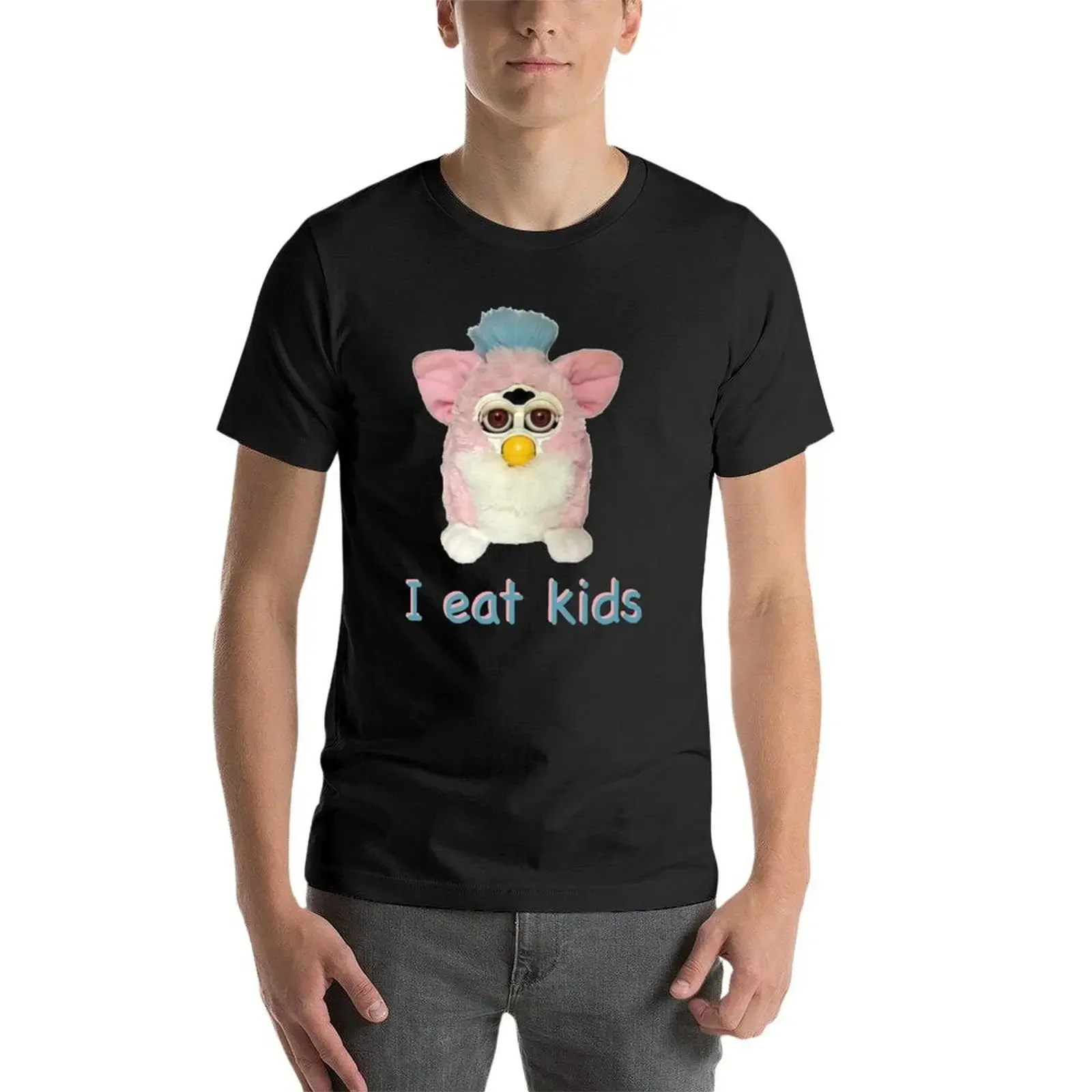 Furby I eat kids T-Shirt grafi - Vintage Fashion Archive incelemesi ve fiyatı