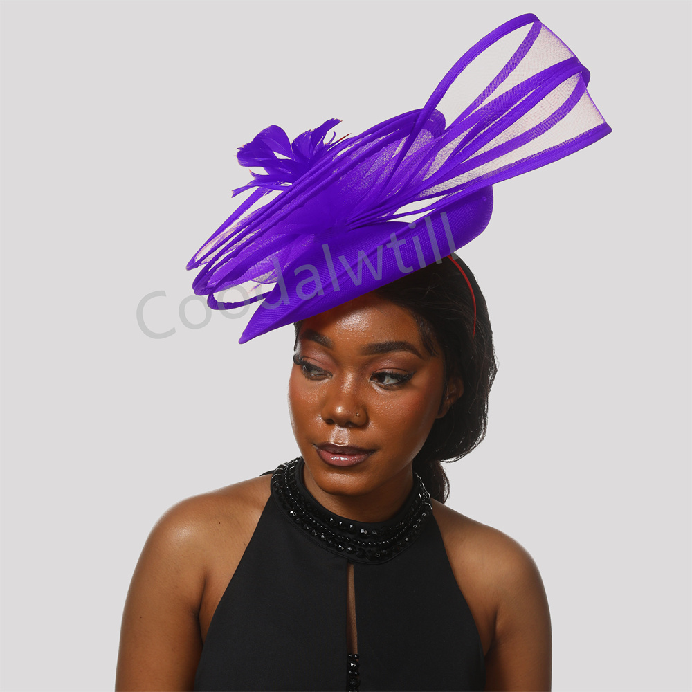 Tüy Derby şapka çiçek Fascinat - Vintage Fashion Hats incelemesi ve fiyatı