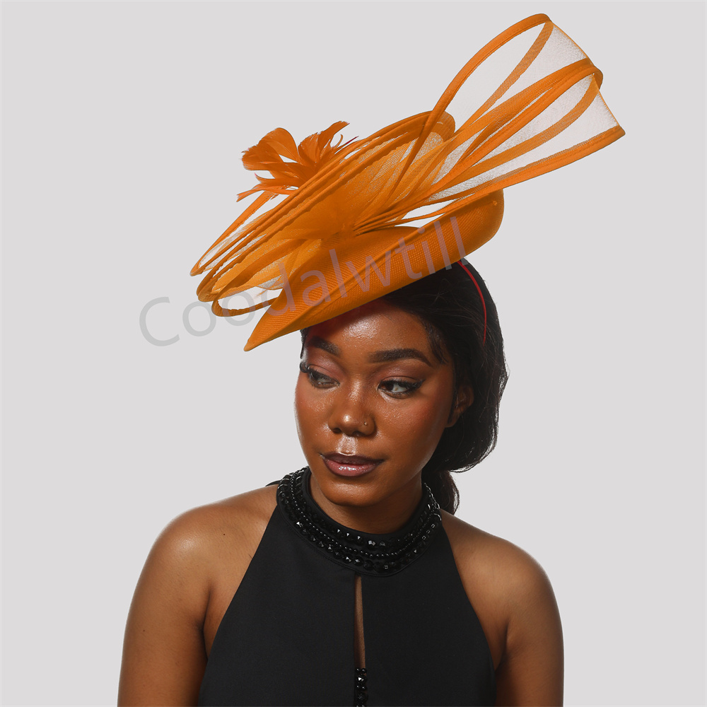 Tüy Derby şapka çiçek Fascinat - Vintage Fashion Hats incelemesi ve fiyatı