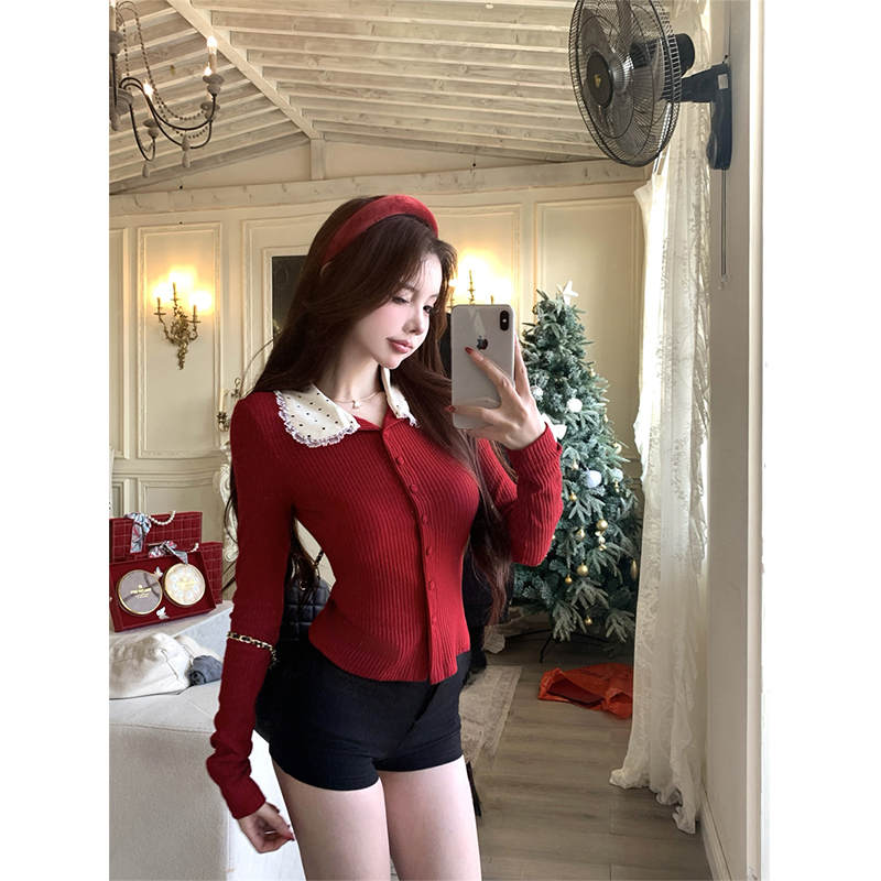 MEXZT Vintage Kırmızı örme hır - Crop Cardigan Vintage incelemesi ve fiyatı