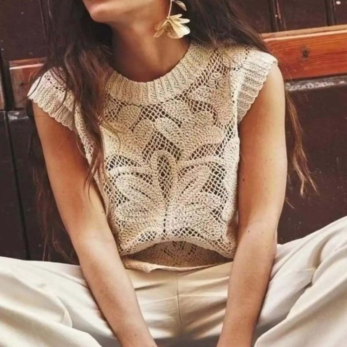 Yaz Yeni Kadın Boho Tığ İşi Ye - Crochet Top Boho incelemesi ve fiyatı