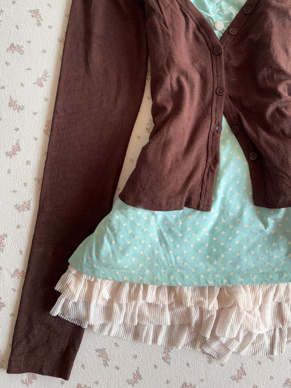 Vintage Y2K Coquette Askılı El - Crop Cardigan Vintage incelemesi ve fiyatı