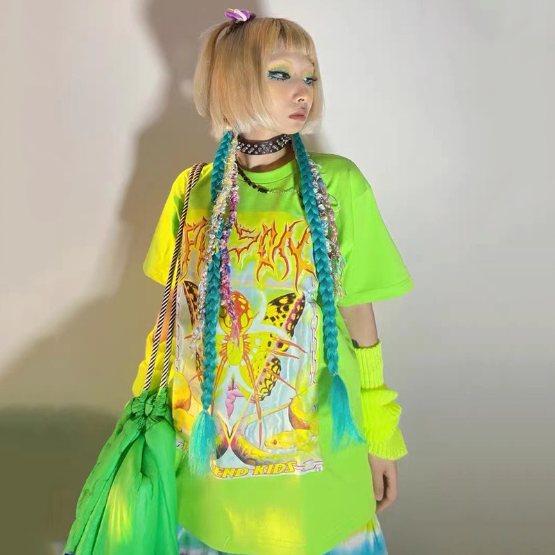 Karrcat Y2k estetik T-shirt 20 - Tie Dye Shirt Vintage incelemesi ve fiyatı