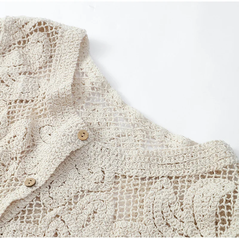 Kadınlar İçin Örgü Gömlekler D - Crochet Top Boho incelemesi ve fiyatı
