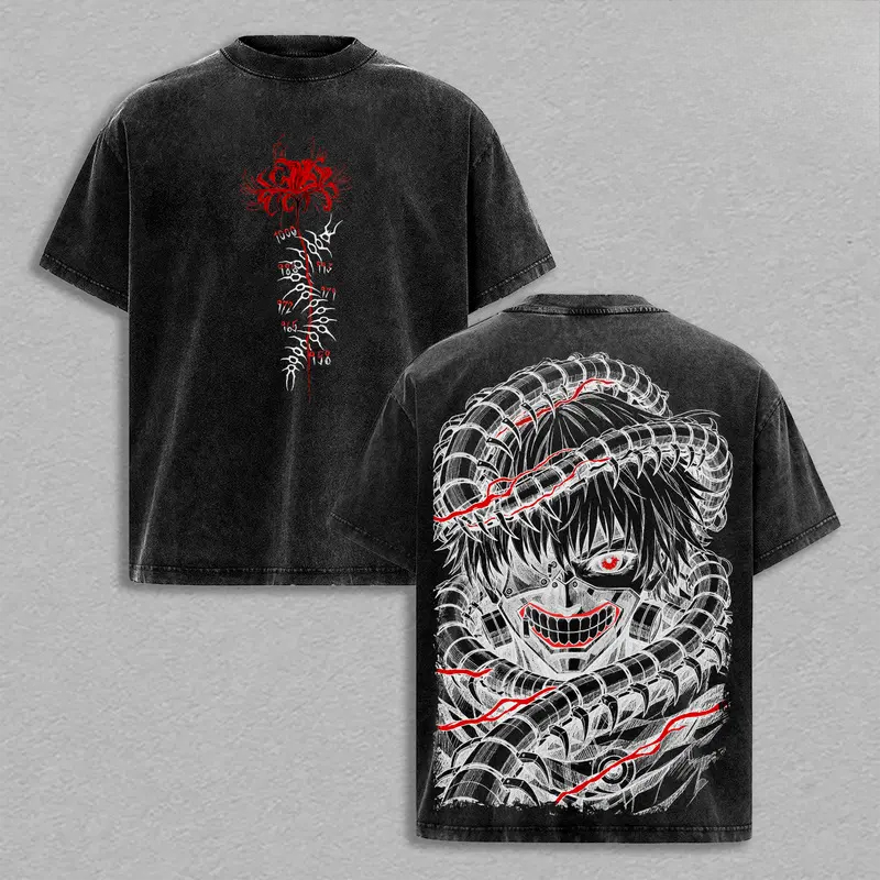 Manga Kaneki Ken Retro Tişört  - Vintage Fashion In Tokyo incelemesi ve fiyatı